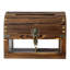 Boîte décorative en bois massif de style commode