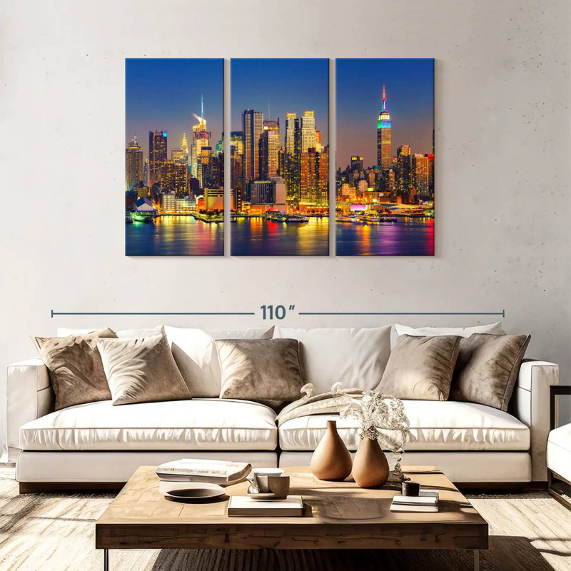 Lumières incandescentes Nicci Manhattan, H 48 po x l 74 po