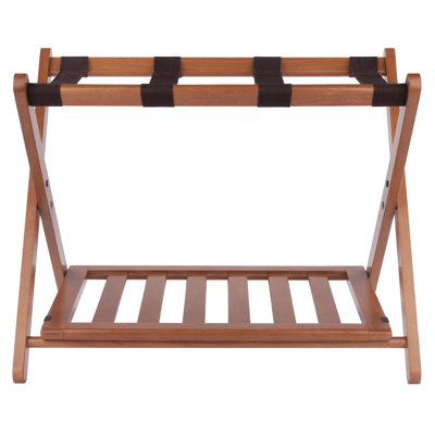Reese Luggage Rack With Shelf, 
