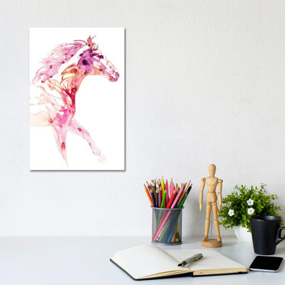 Garnet Horse IV by Julie T. Chapman - Wrapped Canvas Print
