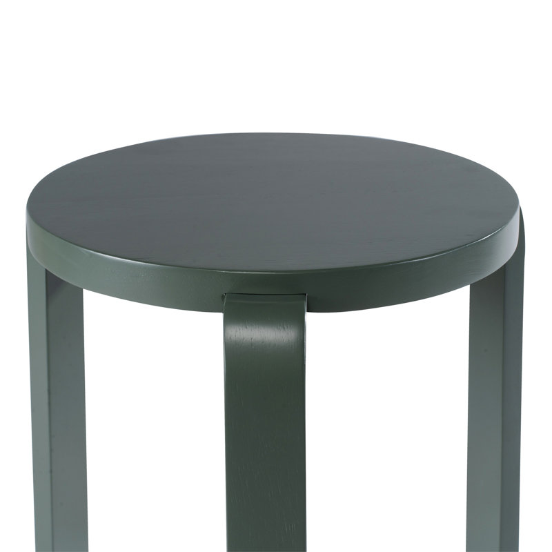 Tabouret empilable Mata, ensemble de 2, vert mousse moderne espagnol, Vert mousse espagnol