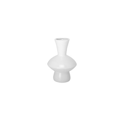 Ceramic Vase Matte Finish White