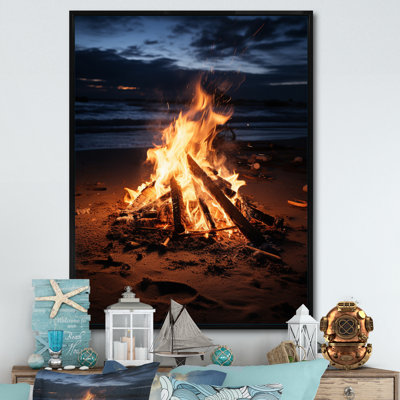 Beach Beach Bonfire Bliss - Imprimé
