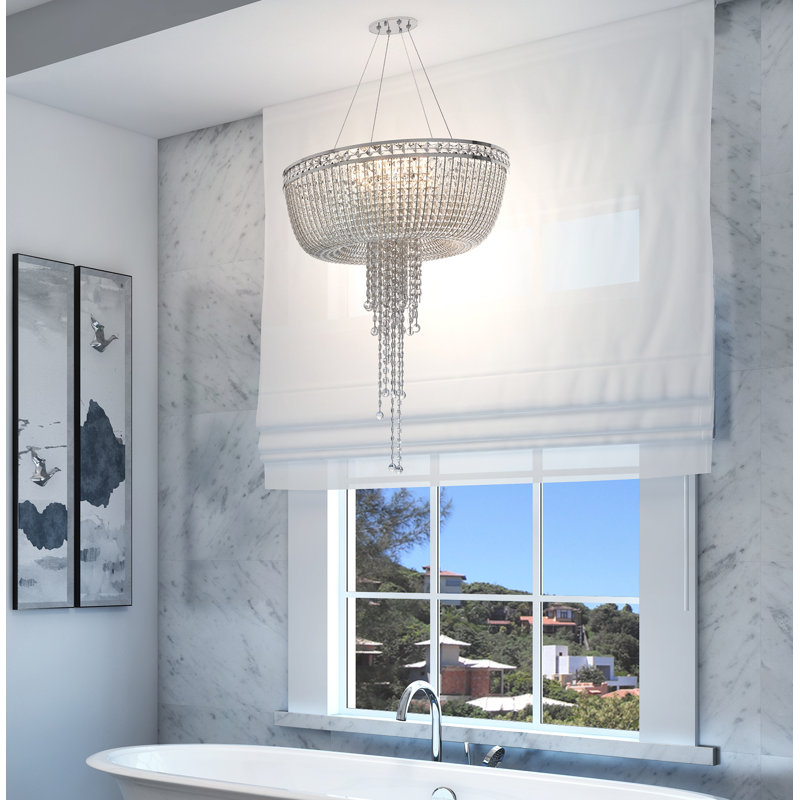 Cascata 4 LT Chrome/Clear Flush Mount Allegri