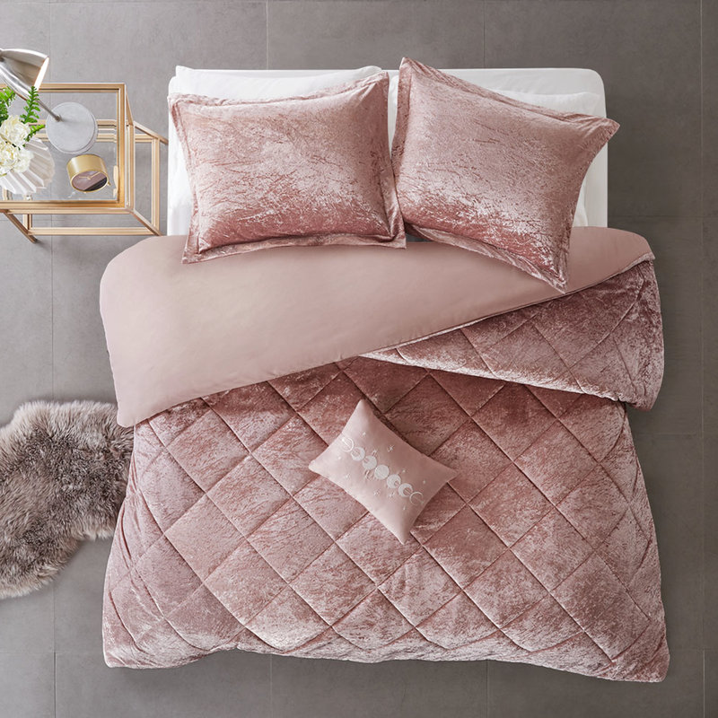 Housse de couette en velours pour lit simple / simple TG