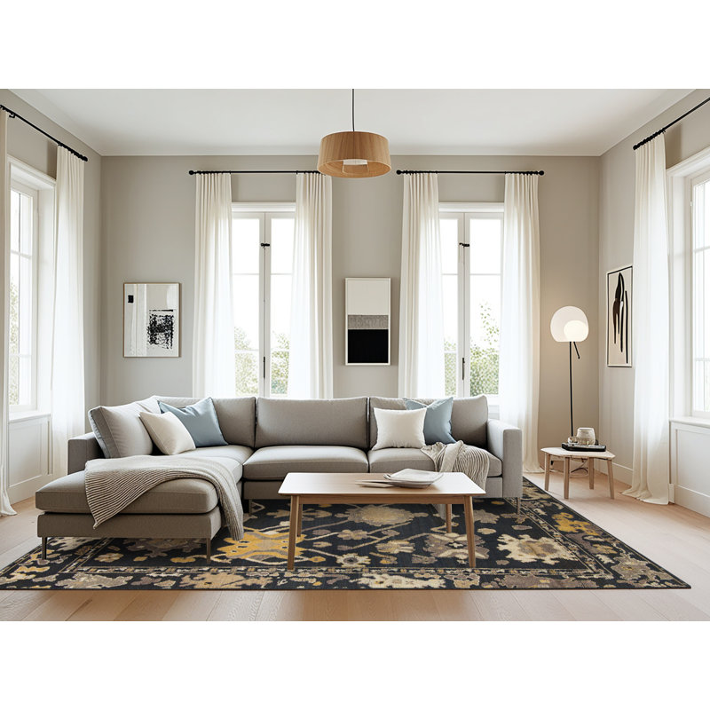 Adarian Abstract Indoor Rug, Rectangle 8' x 10'