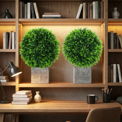 45 cm H Faux Topiary Plant