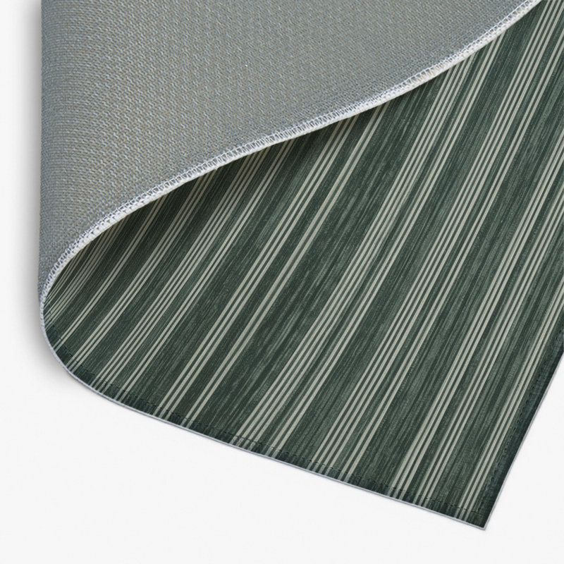 Tapis intérieur / extérieur gris HorizontalStripes, Rectangulaire 2 pi x 3 pi