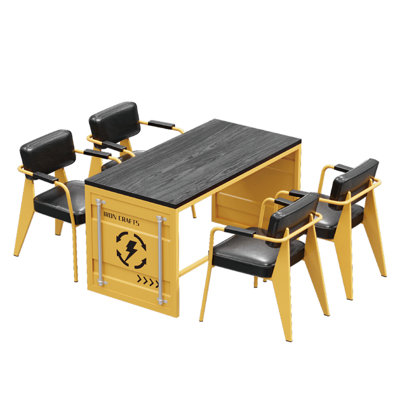Ensemble de salon en similicuir 5 pièces Kafi