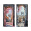 «Pink Arc De Triomphe Windows View I - City Paris Wall Art», ensemble de 2 pièces-1214981371-1214981375