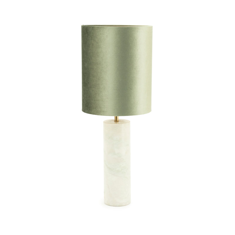 Verde Table Lamp, White, Green