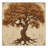 Machine Washable Ottwell Oak Tree Country Rustic Vintage Look Rug in Brown – Beige Binding-1885955664