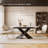 Slade Modern 55.12" To 74.80" Extendable Dining Table For 4-8