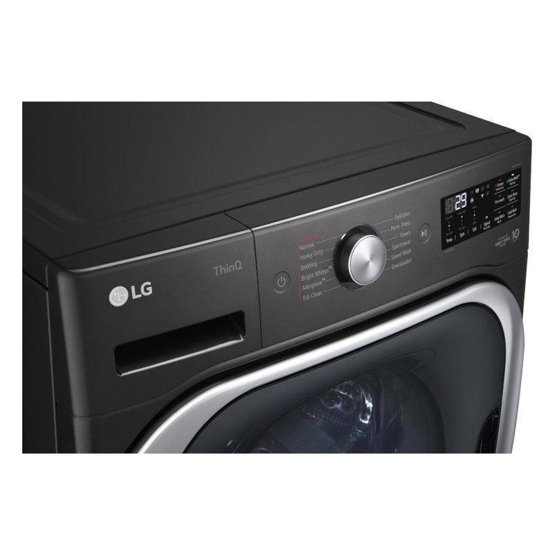 LG 5.2 cu. ft. Mega Capacity Smart wi-fi Enabled Front Load Washer with TurboWash and Built-In Intelligence