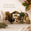 Crèche panoramique de luxe avec cadeaux