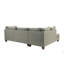 Canapé modulaire 3 pièces gris-682349518