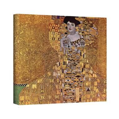 Tori Home Luxury Line 'Con Ventaglio' Framed On Canvas by Gustav Klimt  Painting & Reviews