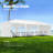 10X30' Wedding Party Canopy Tent Outdoor Gazebo With 5 Removable Sidewalls