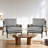 30" Wide Brayven Mid-Century Modern Upholstered Chenille Armchair With Wood Frame (Set of 2)-101249413