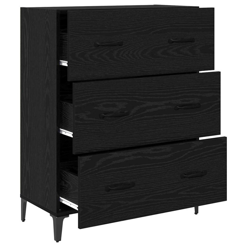 Sideboard Accent Chest, Black Oak