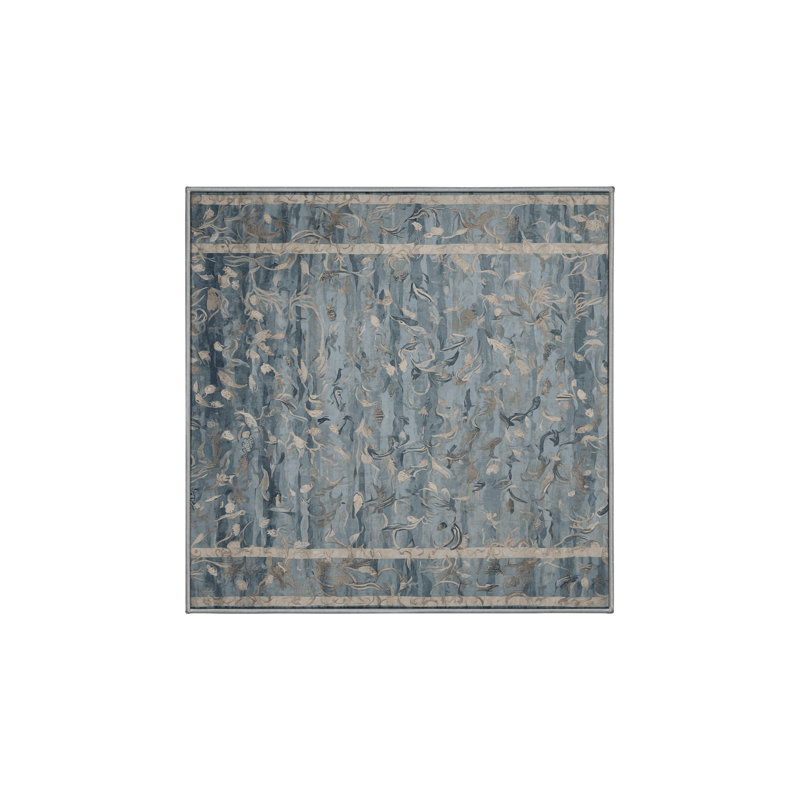 Tapis gris lavable à la machine