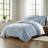 Shellabrate Cornflower Blue Cotton Comforter Set  8 Piece-109897147