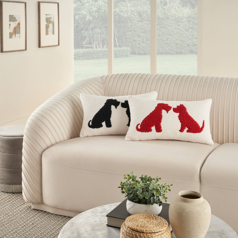 L0491-012021 Throw Pillow, Black