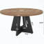 Table de bar ronde au design campagnard
