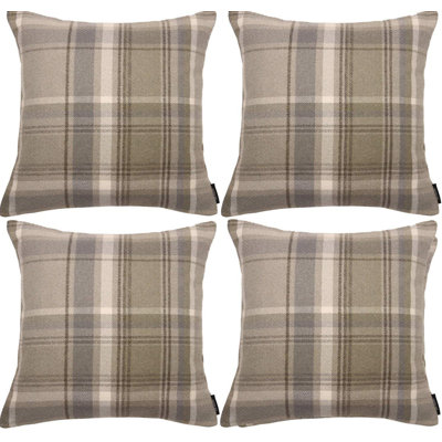 Plaid Square Cushion