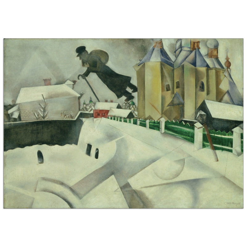 Marc Chagall - No Frame Print on Wood