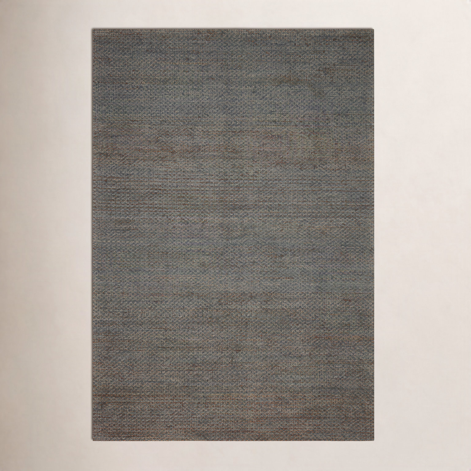 Abisai Brown Gray Hand-Woven Jute Rug, Rectangle 2'3" x 3'9"