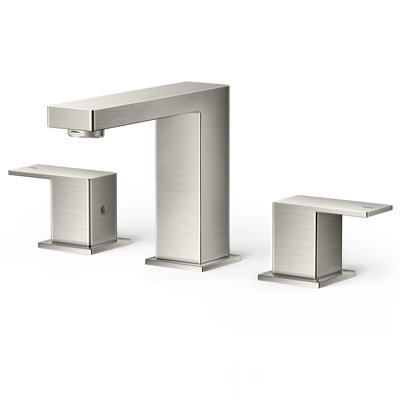 Widespread 2-handle Bathroom Faucet with Drain Assembly