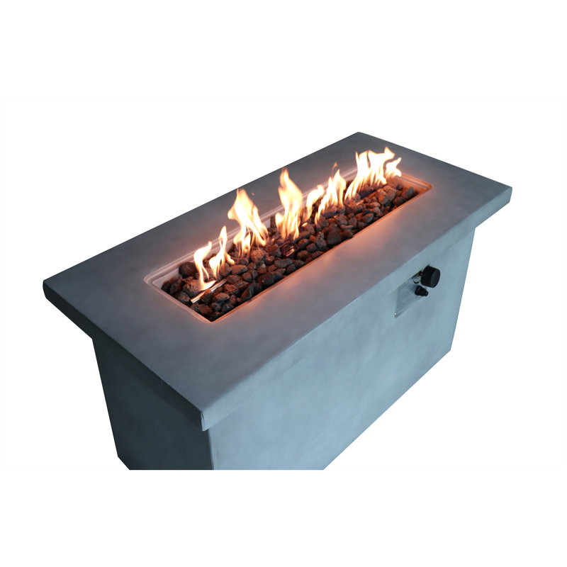 Foyer de table d'extérieur au gaz propane / gaz naturel 24 po H
