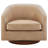 Bennett Faux Leather Swivel Barrel Chair-115700655