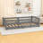 Wood Floor Bed with Safety Guardrails-759245140-759245144