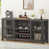 Dark Gray Oak/Black