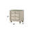 Tufted Velvet Nightstand with Three Drawers