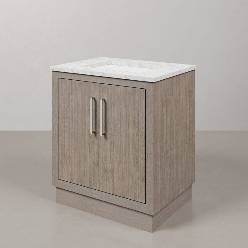 Hugo 30'' W Single Vanity, Chrome