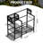 Heavy-Duty Golf Bag Organizer with Lockable Wheels