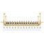 Blondsville 59" Adjustable Hanging Glass Wine Rack-88452382