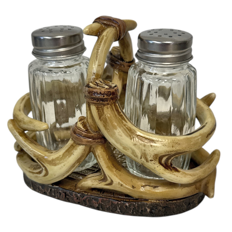 Antler Salt & Pepper Holder