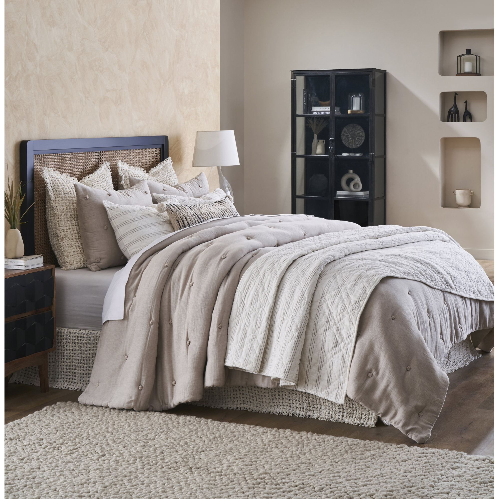 Nael Cotton Sham Set, Standard/Twin