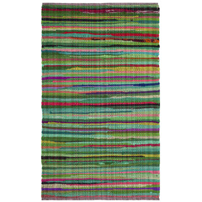 Fales Rug Hand Woven Cotton Abstract Rug
