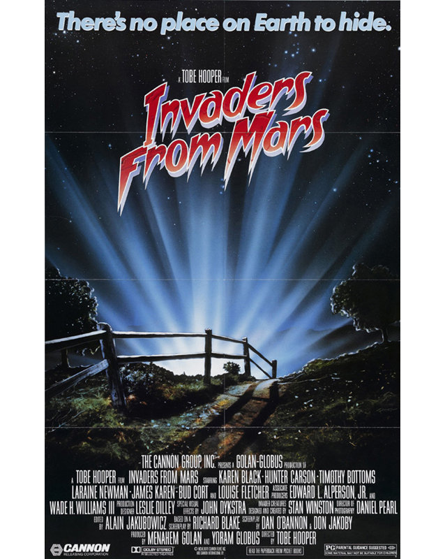 Invaders from Mars, 18" H x 11" W
