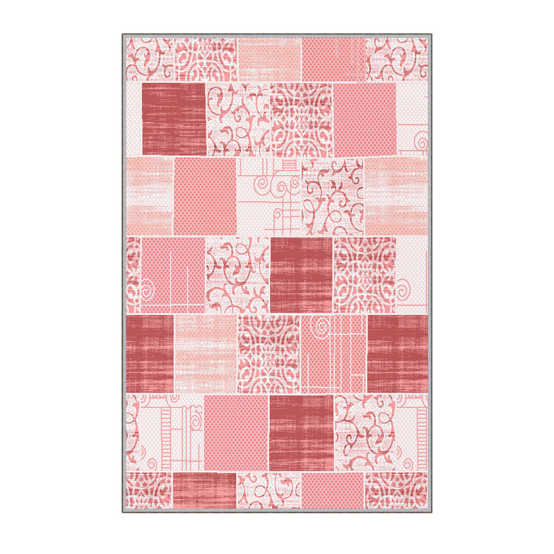 Premium Hall Carpet, 2.6 x 9.8 ft, 100% Polyester, 0.3 in Pile Height | Antibacterial, Non-Slip PVC Felt Dot Underside | Machine Washable, 3D Digital Printing | Durable & Stylish for Home Décor