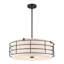 Lustre tambour à 5 lumières Niobrara-88580189