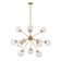 Freddrick 12 - Light Dimmable Sputnik Sphere Chandelier