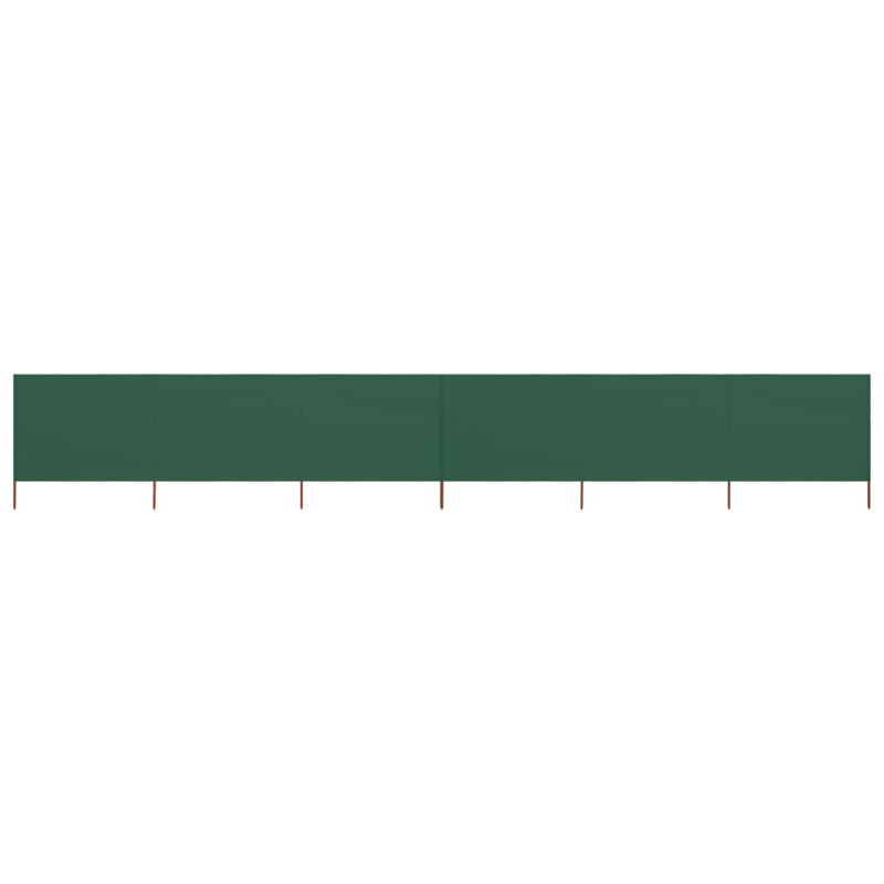 Caffin Folding Room Divider, White, 6