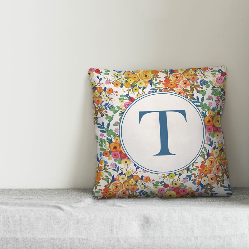 Housse et insert de coussin carré Wildflower, T