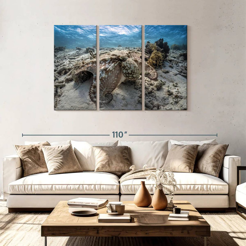 Brampt Stealthy Octopus, 48" H x 74" W